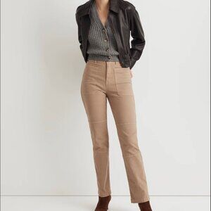 Madewell Garment Dyed Straight Canvas Cargo Pant